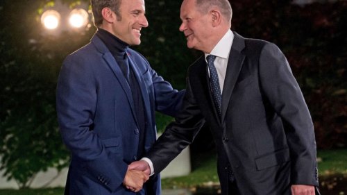 Scholz empfängt Macron zum Abendessen in Potsdam