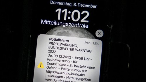 Bundesweiter Warntag: Probealarm ließ Handys schrillen