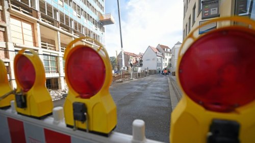 Weißfrauengasse im Erfurter Zentrum bleibt weiterhin gesperrt