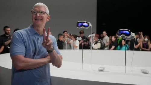 Apple-Chef Cook wettet mit Computer-Brille auf die Zukunft