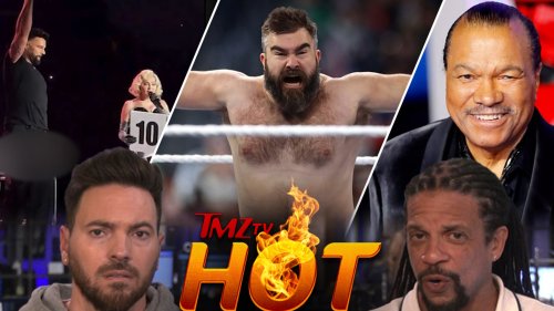 TMZ TV Hot Takes Billy Dee Williams' Surprising Take on Blackface ... Ricky Martin's Alleged Erection, Jason Kelce's WWE Future