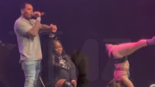 Kevin Gates Fan Brought to Tears Onstage ... Flowers & Booty-Shakin' Brigade