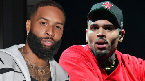 Odell Beckham Jr. Free Breezy! ... Sends Love to Locked Up Chris Brown