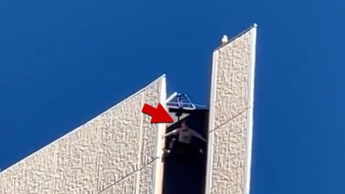 Anti-Abortion Climber Scales Phoenix Skyscraper ... Shocks Super Bowl Week Attendees