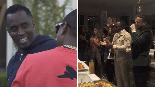 Diddy's 2017 Thanksgiving With Usher, Chris Brown, A$AP Rocky, on Video