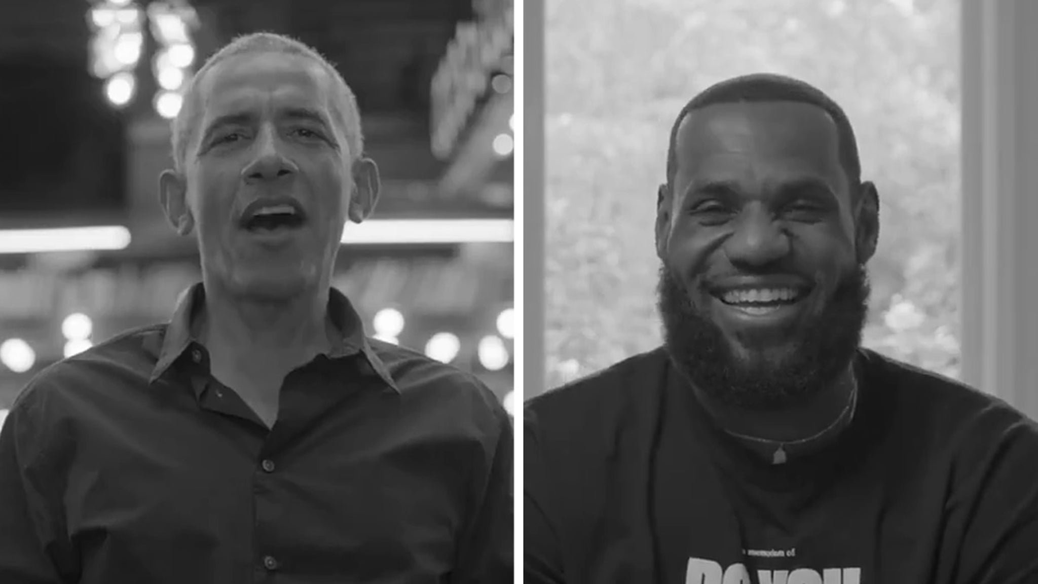 Barack Obama Swings By LeBron's 'The Shop' Let's Talk Hoops (And Politics)