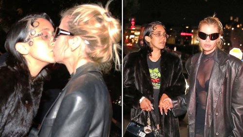Ex-VS Angel Stella Maxwell Packing on PDA With Jesse Jo Stark!!!