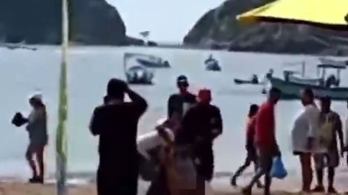 Mexico Bloodbath Mom Dies After Shark Bites Off Leg ... Young Daughter Saved