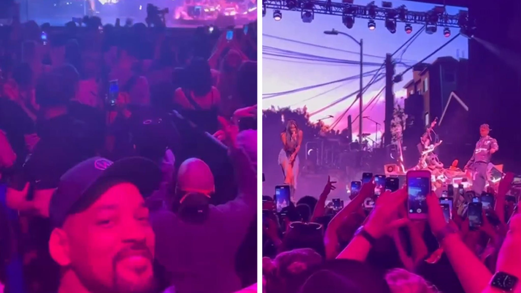 Will Smith Hits Coachella to Support Kids ... Just a Face in the Crowd