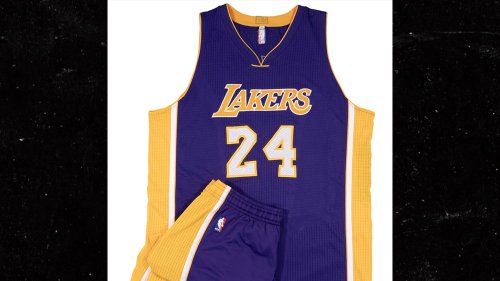 Kobe Bryant Last Lakers Road Uniform Sells For $486k At Auction!