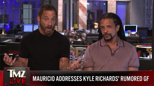 Mauricio Addresses Kyle Richards' Rumored Girlfriend | TMZ Live