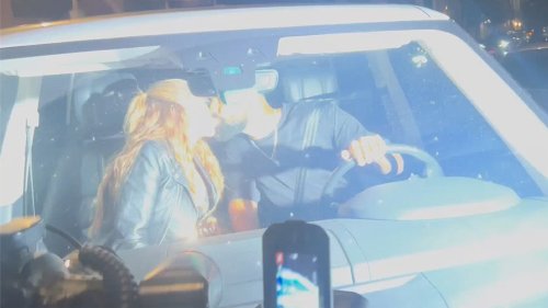 Larsa Pippen and Jeff Coby Share Passionate Kiss After Romantic Dinner
