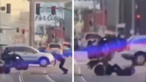 Kansas City Police Rogue ATV Rider Mows Down Officer ... Suspect Still at Large
