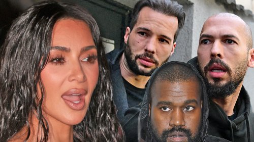 Kim Kardashian Ye with Tate Bros. During North's Visit ... He Accuses Kim of Sex Trafficking