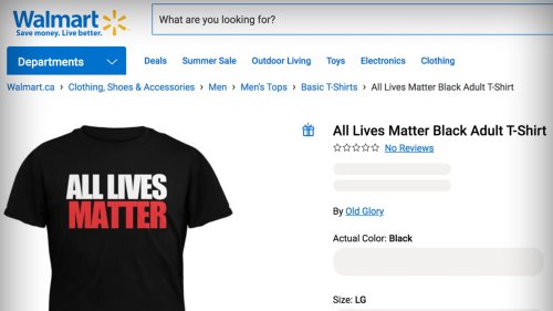 Walmart All Lives Matter T-Shirt Sparks Outrage ... Calls to Yank All Anti-BLM Items