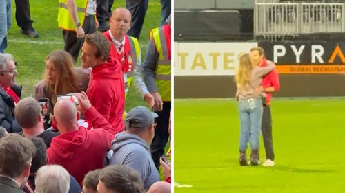 Blake Lively & Ryan Reynolds Share Intimate Kiss After Wrexham's Promotion
