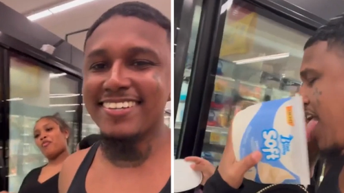 Couple Licks Ice Cream In Store Slammed Online For Bringing Back Trend Flipboard 