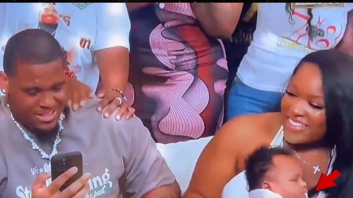 New Orleans Saints Sick Pick!!! ... Baby Vomits During NFL Draft Selection