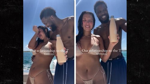 NBA's Malik Beasley Enjoys Bahamas Vacation With Model Girlfriend