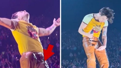 Harry Styles Coming Apart At The Seams Rips Pants Fans Go Wild harry-styles-coming-apart-at-the-seams-rips-pants-fans-go-wild