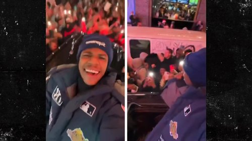 A Boogie Celebrates Birthday in Times Square with Fans