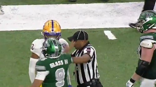 College QB Mike Glass III Hits, Knocks Down Referee … During Bowl Game