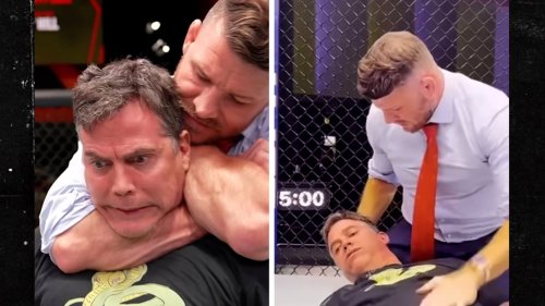 Steve O Choked Out By Michael Bisping In UFC Octagon Flipboard