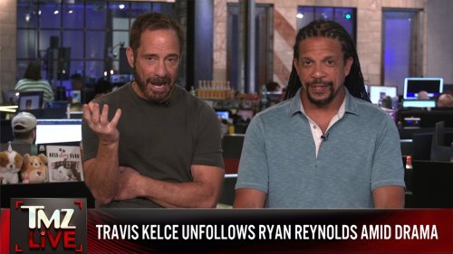 Travis Kelce Unfollows Ryan Reynolds on IG Amid Taylor Swift's Beef With Blake Lively | TMZ Live