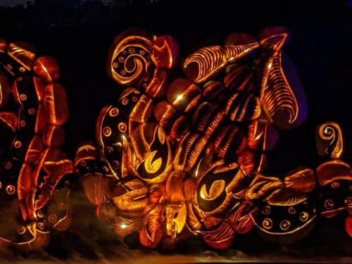 Intricate Pumpkin Sculptures Take Over Edmonton�s Borden Park This