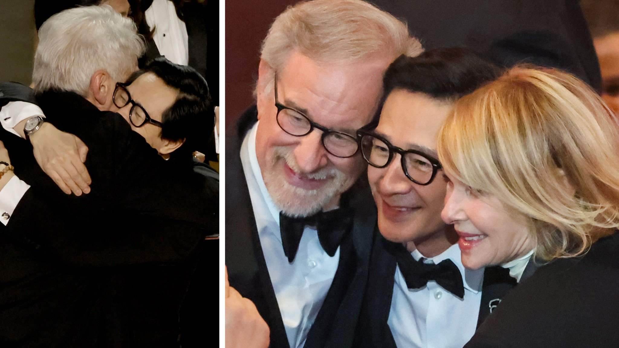 Ke Huy Quan Recalls Reuniting with Steven Spielberg & Harrison Ford at the Oscars