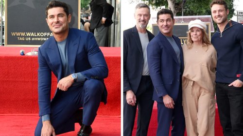 Zac Efron Honored With Star on Hollywood Walk of Fame