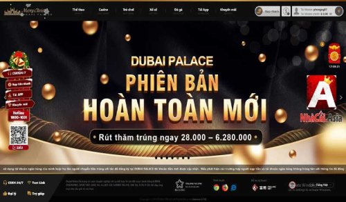 Tải ứng dụng game đổi thưởng Dubai Palace – GIFTCODE topdoithuong365 lên tới 1 Triệu - Topdoithuong365