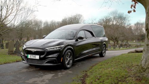 The hearse goes electric with Ford Mustang Mach-E styling
