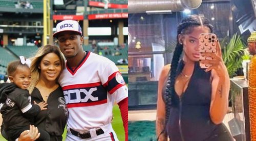 Wife Of Chicago White Sox Star Tim Anderson Is Now Embracing The Side Baby  He Had While Cheating On Her (PICS)
