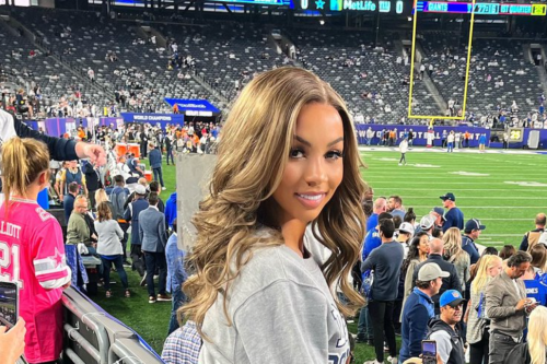 Brittany Renner Shows Up To MetLife Stadium In Provocative Clothing To 'Scout' Talent (PIC)