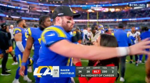 Fight Breaks Out During Baker Mayfield Postgame Interview Between Rams ...