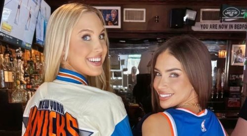 Jaw-Dropping New York Reporter Is Going Viral Flaunting Her Backside Number On Her Knicks Jersey Before Game 3