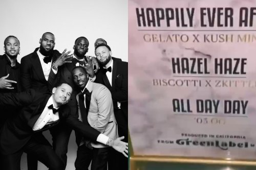 Draymond Green’s Star-Studded Wedding Included An Insane Weed Bar For All Guests (VIDEO)