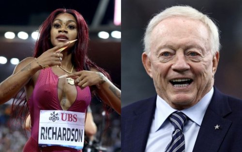 Sha’Carri Richardson Brings Up Excellent Point About Fans Upset Over Jerry Jones Picture From 1957 (PIC)