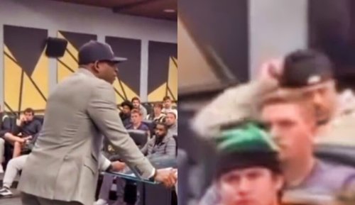 Deion Sanders Banning Hats Scared The Hell Outta One Colorado Player Into Taking It Off Immediately (VIDEO)