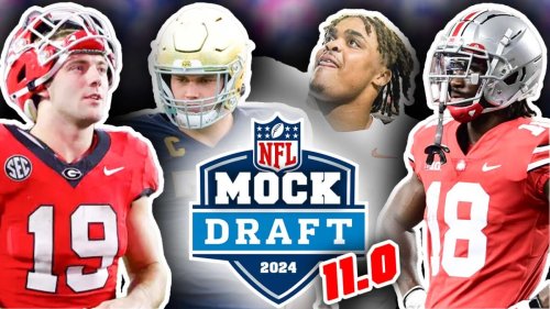 2024 NFL First-Round Mock Draft For All 32 Picks: 11.0! (With Blockbuster Trades)