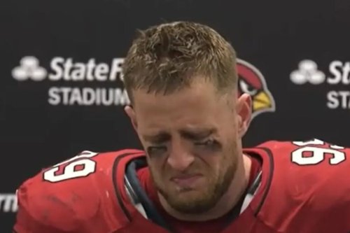 JJ Watt Cries During Press Conference After Undergoing Heart Procedure During The Week (VIDEO)