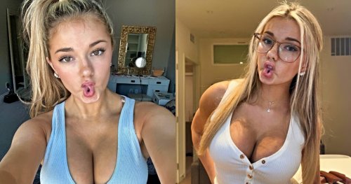 Olivia Dunne’s Arch-Nemesis Breckie Hill Has Fans Calling Her The “Baddest In The Game” After Posting Racy Photo In Her Bed (PIC)