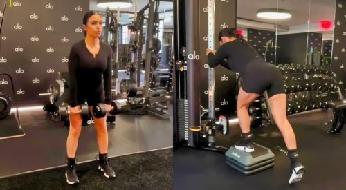 VIDEO: ESPN’s Molly Qerim Had Fans Gasping For Air As She Thrusted Through Her Workout In Tight-Fitting Outfit