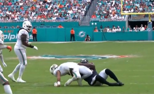 Tua Tagovailoa Bent In Half On Scary Play, Somehow Escapes Major Injury (VIDEO)