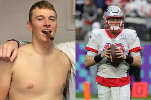 Offseason Photo Shows Patriots QB Mac Jones Has Shredded His College Body & Replaced It With Slimmer Physique (PIC)