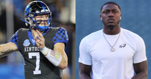 Eagles WR AJ Brown Wants Will Levis Tested For PEDs After QB Prospect Posted Photos Of His Insane Body Transformation (PIC + TWEET)