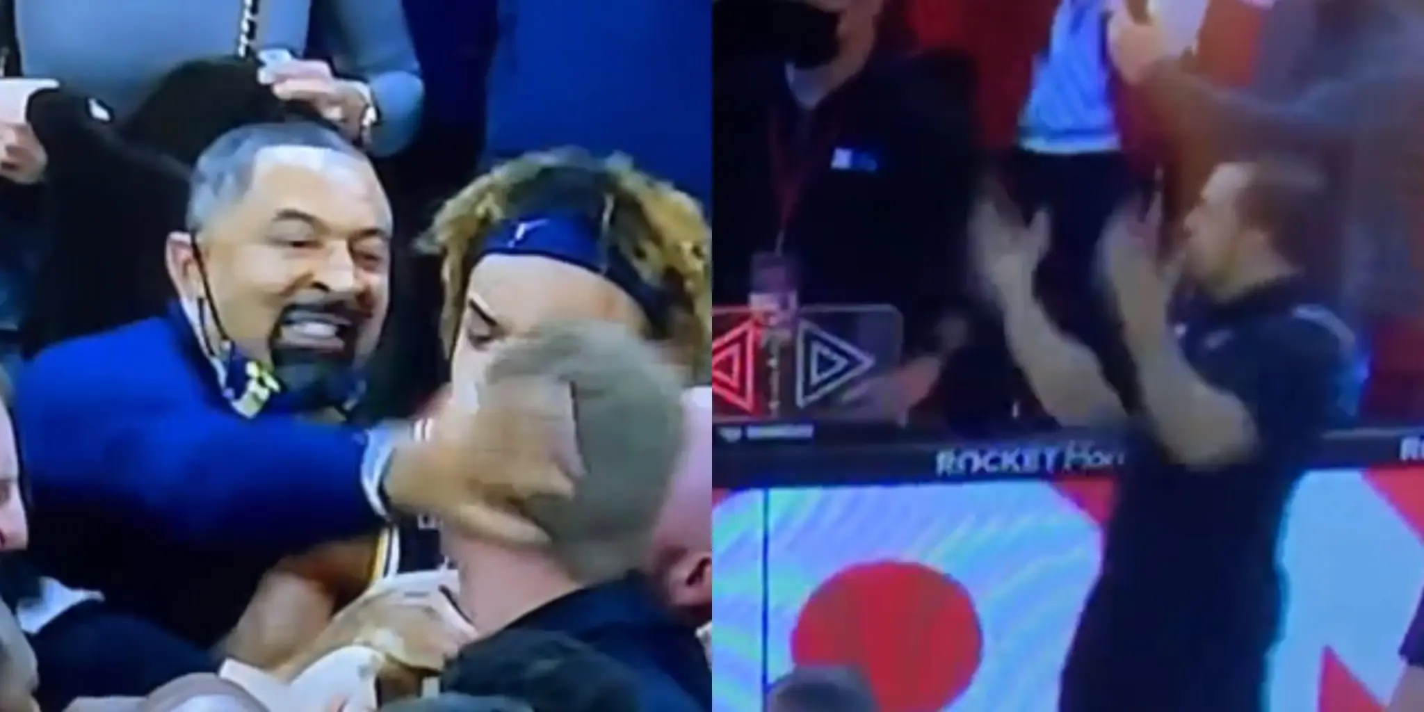 Wisconsin Coach Gives Epic 'Suck It' Gesture After Juwan Howard Smacks  Coach Causing Brawl (VIDEO) | Flipboard