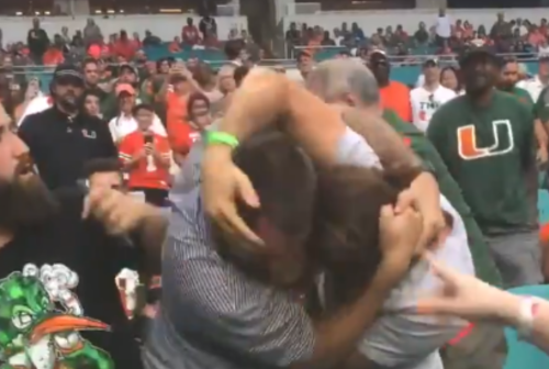 Brutal Fight Breaks Out In The Stands During Miami-Middle Tennessee Game (VIDEO)