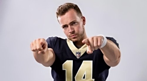 Saints QB Jake Haener’s Weird And Spicy NFL Rookie Photoshoot Is ...